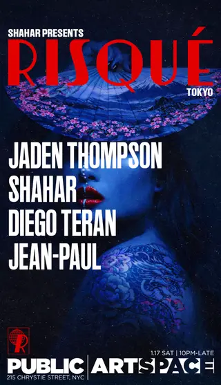 Risqué Tokyo Edition: Jaden Thompson, Shahar, Diego Teran & Jean-Paul at ARTSPACE