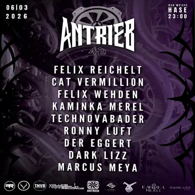 Antrieb 42 Volume Berlin Records - EDM event at Der Weiße Hase in Berlin