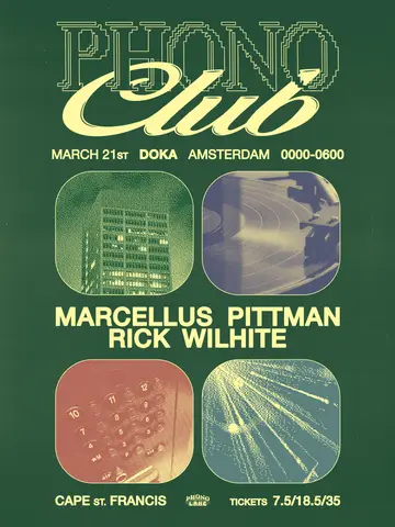 Phono Club with Marcellus Pittman & Rick Wilhite at Doka Phono Club with Marcellus Pittman & Rick Wilhite at Doka