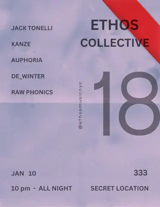 Ethos Collective #18 at TBA - 333