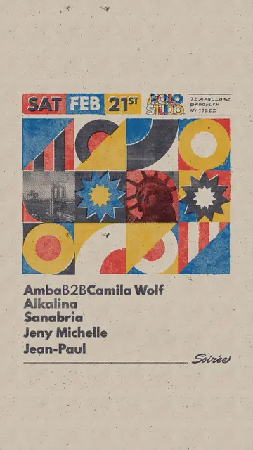 Apollo Studio presents Soirée at Apollo Studio Apollo Studio presents Soirée at Apollo Studio