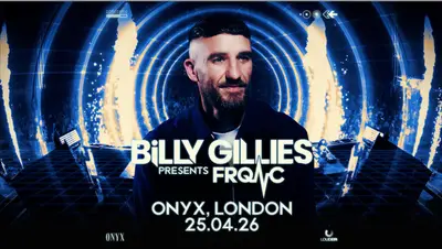 Billy Gillies - London - EDM event at E1 in London