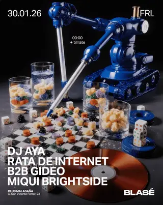 Blasé feat. DJ AYA, Rata de Internet b2b Gideo, Miqui Brightside at Club Malasaña