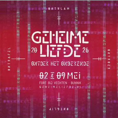 Geheime Liefde Geheime Liefde - EDM event at Fort Vechten in Utrecht