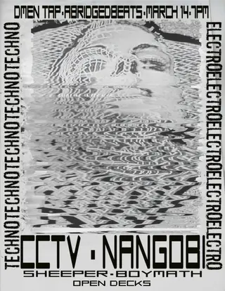 aBridgedBeats presents: TECHnoLECTRO feat. CCTV and NANGOBI at DMen Tap