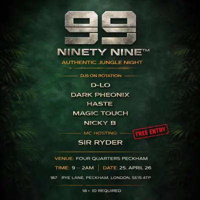 99 RECORDS 99 RECORDS - EDM event at Four Quarters in London