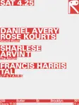 Daniel Avery + Rose Kourts / Sharlese + Arvin T / Francis Harris + Tal thumbnail