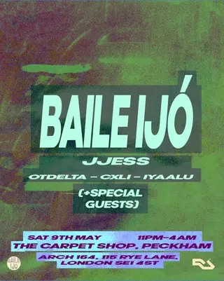 Baile Ijó presents Jjess at The Carpet Shop Baile Ijó presents Jjess at The Carpet Shop