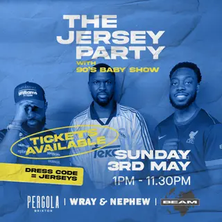THE JERSEY PARTY WITH 90s BABY SHOW at Pergola Brixton