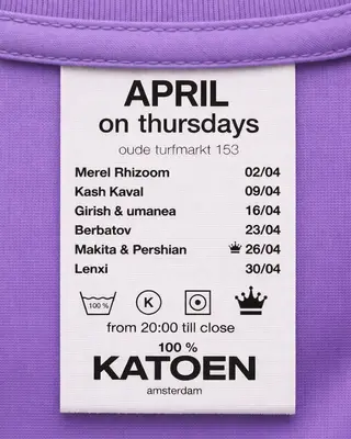 100% KATOEN at Café Katoen 100% KATOEN at Café Katoen