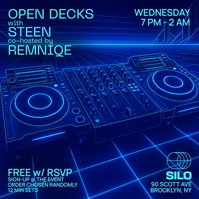 Open Decks with STEEN and Remniqe - EDM event at SILO in New York