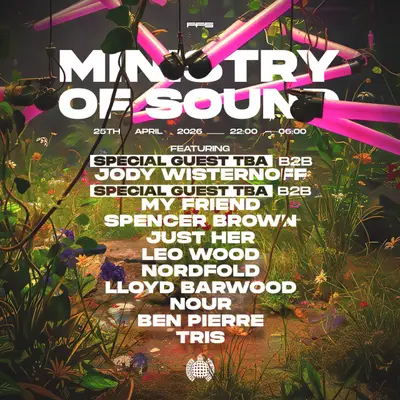 Free From Sleep presents: Jody Wisternoff, My Friend, Spencer Brown + more - EDM event at Ministry Of Sound in London