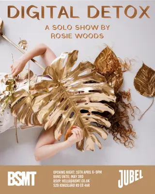 DIGITAL DETOX, a new solo exhibition from Rosie Woods at Bsmt Space