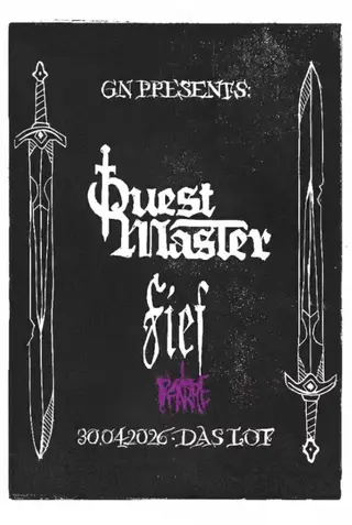 LIVE@LOT: QUEST MASTER / FIEF /PFARRE at Das Lot LIVE@LOT: QUEST MASTER / FIEF /PFARRE at Das Lot