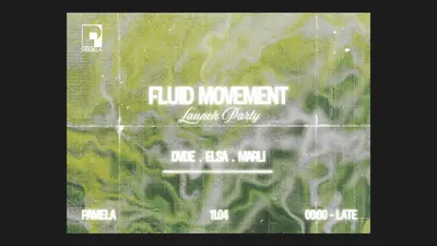 FLUID MOVEMENT - EDM event at Pamela Club in Paris