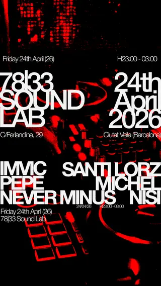 plurALL x Hold'Em en Barcelona - 78/33 Sound Lab at 7833 Soundlab