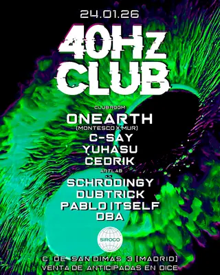 40Hz Club pres. ONEARTH (SVQ) at Sala Siroco