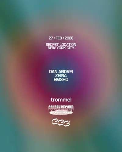Golden Record presents Dan Andrei, Zeina, Emsho - EDM event at TBA - East Williamsburg in New York