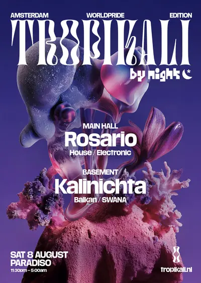 Tropikali BY NIGHT | Worldpride Amsterdam - EDM event at Paradiso in Amsterdam