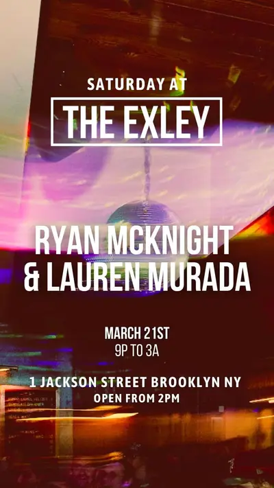Ryan McKnight & Lauren Murada - EDM event at The Exley in New York City