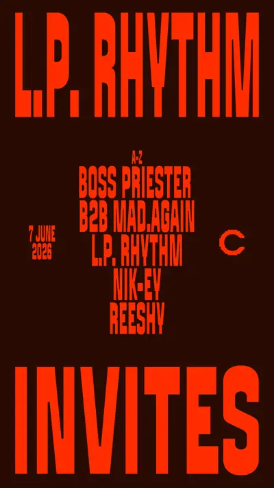 Colorado Charlie - L.P. Rhythm invites Boss Priester B2B Mad.Again, nik-ey, Reeshy - EDM event at Colorado Charlie in The Hague