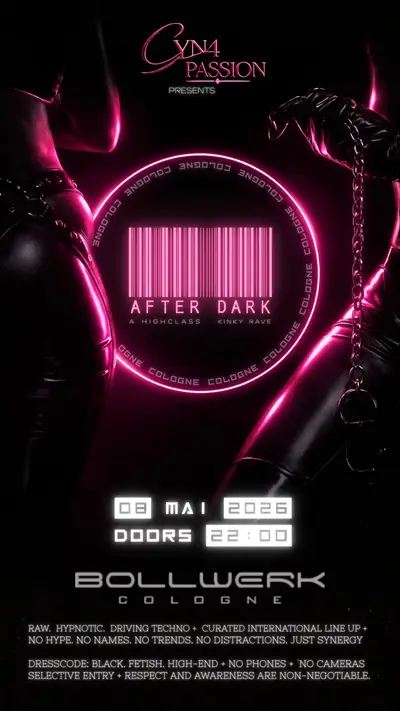 AFTER:DARK - A Highclass Techno Rave I Köln - EDM event at Bollwerk Cologne in Cologne