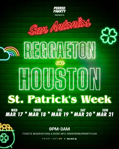 St. Patrick's Week Reggaeton on Houston - Latin & Reggaeton Party NYC St. Patrick's Week Reggaeton on Houston - Latin & Reggaeton Party NYC - EDM event at San Antonios in New York City