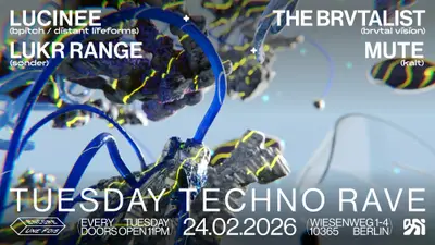 ✦encore.une.fois✦ / TUESDAY TECHNO RAVE ✦encore.une.fois✦ / TUESDAY TECHNO RAVE - EDM event at OXI in Berlin