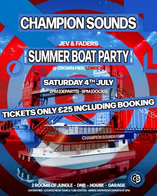 CHAMPION SOUNDS at TBA - CROWN PIER