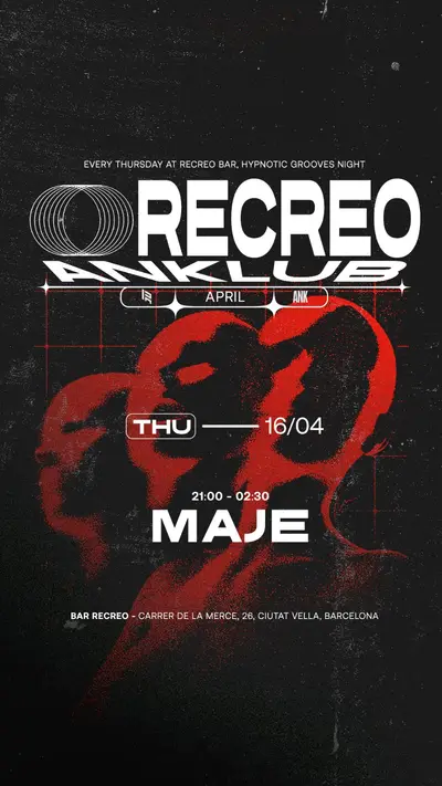 ANKLUB 015 - EDM event at Recreo Bar in Barcelona