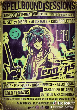Spellbound Sessions • Tardeo Fiestas L'Hospitalet at Lennon's Club