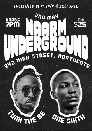 NAARM UNDERGROUND at Jolt Arts
