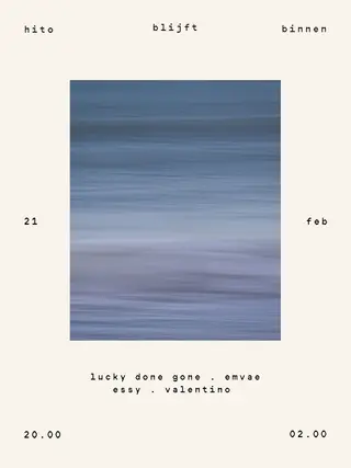 hito blijft binnen at Hito Scheveningen