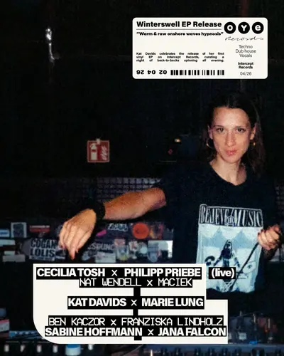 'winterswell' Record Release 'winterswell' Record Release - EDM event at OYE Kreuzkoelln in Berlin