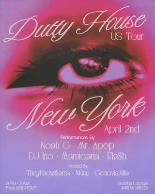 Dutty House: NEW YORKKK at Bomba nyc Dutty House: NEW YORKKK at Bomba nyc