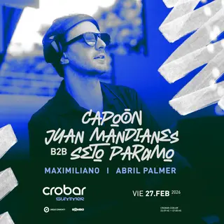 Crobar Pres.: Capoon, Juan Mandianes B2B Seto Páramo & More at Crobar - Buenos Aires