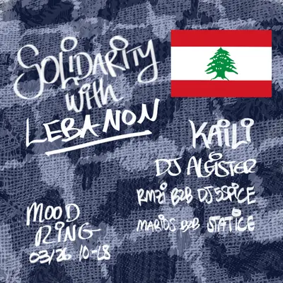 Solidarity with Lebanon: Aleister, rmzi b2b dj 5spice, Kaili, Marios b2b Statice - EDM event at Mood Ring in New York City