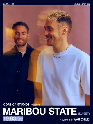 Maribou State at Corsica Studios - In aid of Warchild **SOLD OUT** at Corsica Studios