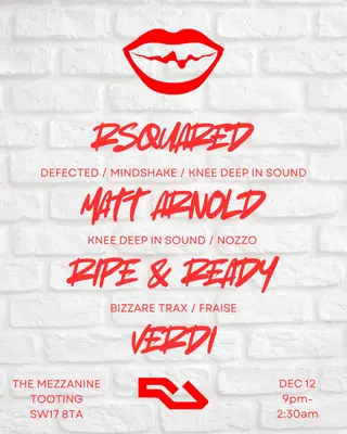 Bites&Beats - Special Guest - 80% SOLD OUT at Mezzanine - Tooting