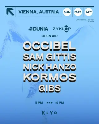 OPEN AIR Dunia x Zyklop invites: Occibel at Klyo