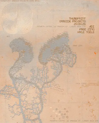 thumbprint ✥ Adi, Free Zing & Kyle Toole - EDM event at Ormside Projects in London
