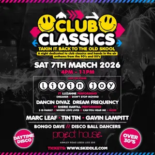 Club Classics 90s & 00s (Over 30s) at Project House