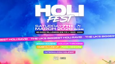 HOLI FEST 2026 London - EDM event at The Cause in London