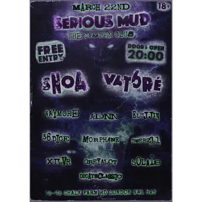 Serious Mud x Norgates - EDM event at The Camden Club in London