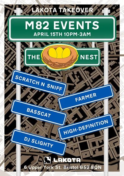 M82 presents: The Nest Takeover M82 presents: The Nest Takeover - EDM event at Lakota in Bristol