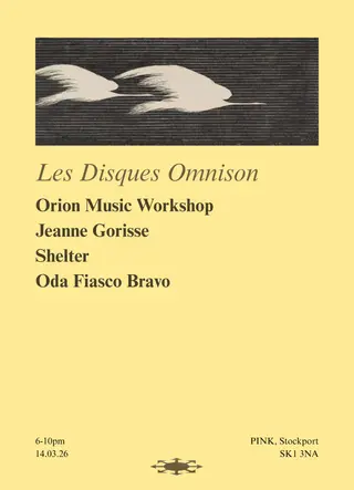 Orion Music Workshop, Shelter, Jeanne Gorisse, Oda Fiasco Bravo at PINK Orion Music Workshop, Shelter, Jeanne Gorisse, Oda Fiasco Bravo at PINK