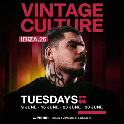 Vintage Culture - OPENING PARTY - EDM event at Pacha Ibiza in Ibiza