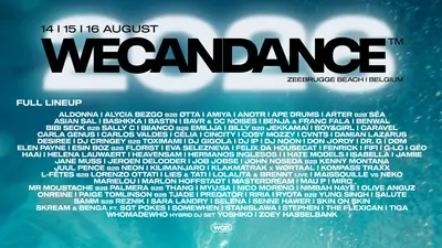 WECANDANCE 2026 - EDM event at Zeebrugge Beach in All