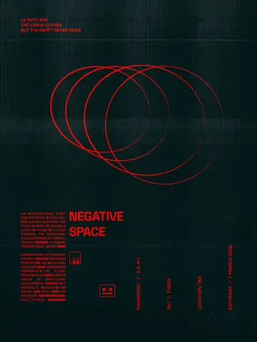 NEGATIVE SPACE // Le Petit Box at TBA NEGATIVE SPACE // Le Petit Box at TBA