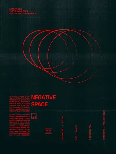 NEGATIVE SPACE // Le Petit Box NEGATIVE SPACE // Le Petit Box - EDM event at TBA in New York